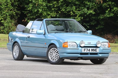 Lot 1989 Ford Escort XR3i Cabriolet